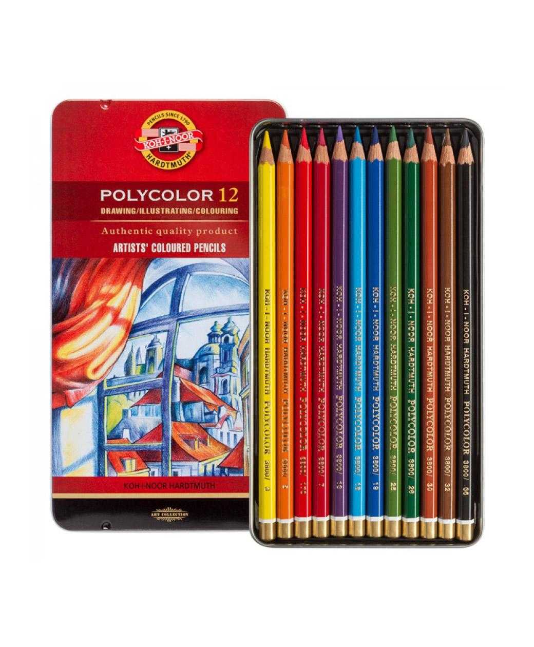 Koh-I-Noor POLYCOLOR Artist Coloring Pencils - Image 2